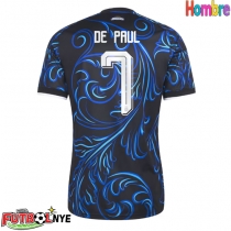 Camiseta Argentina Rodrigo De Paul #7 Visitante Equipación Mundial 2026 manga corta